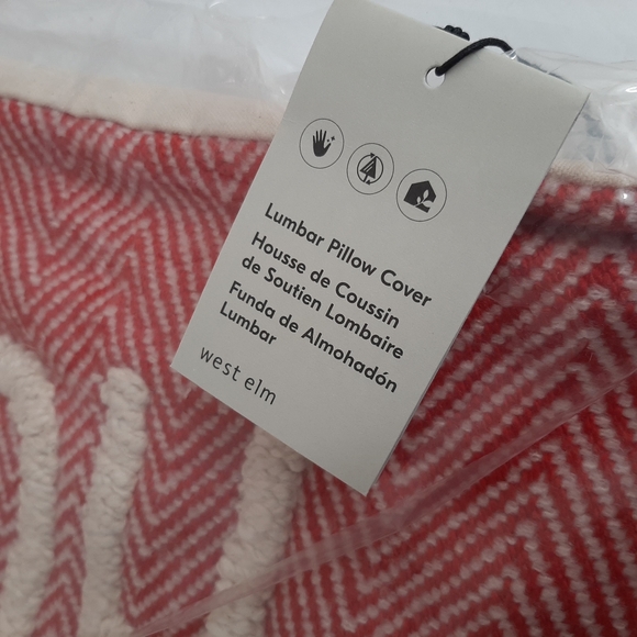 West Elm Ho Ho Ho Lumbar Pillow Cover - Picture 9 of 16